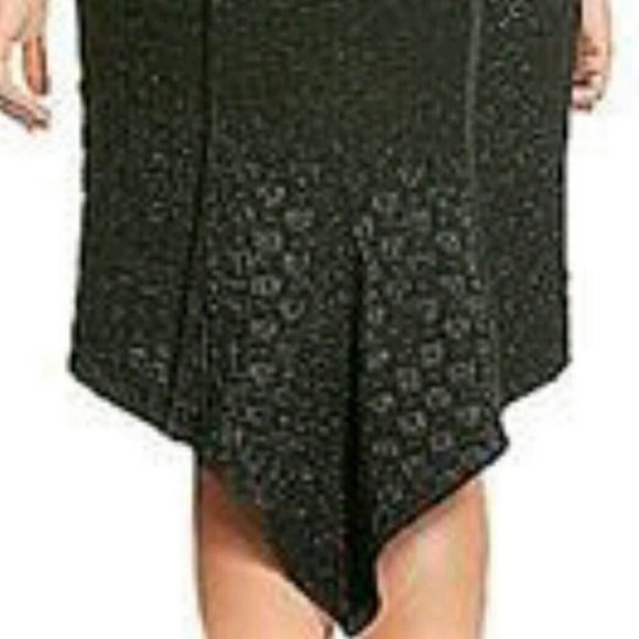 Isabel Toledo x Lane Bryant NWT Deco Seamed Fishtail Midi Dress Black Size 12 - Picture 3 of 8